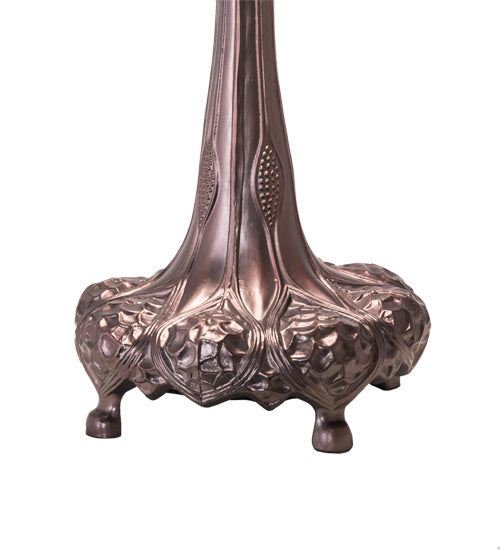 Meyda Tiffany 129745 Three Light Table Lamp, Mahogany Bronze