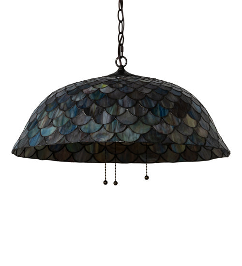 Meyda Tiffany 142653 Three Light Pendant, Mahogany Bronze