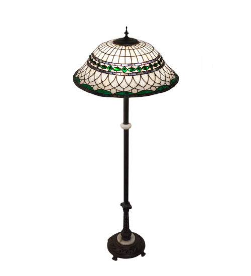 Meyda Tiffany 189107 Three Light Floor Lamp, Mahogany Bronze