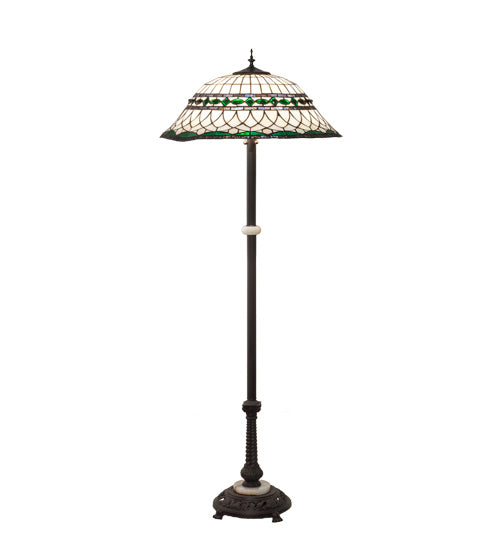 Meyda Tiffany 189107 Three Light Floor Lamp, Mahogany Bronze