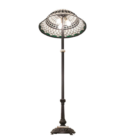 Meyda Tiffany 189107 Three Light Floor Lamp, Mahogany Bronze