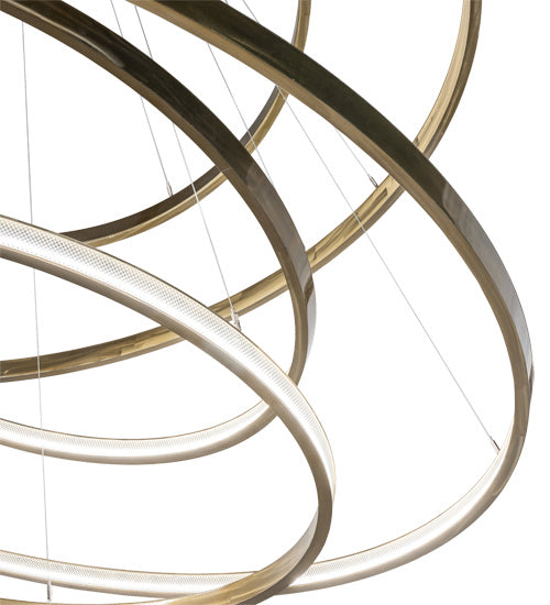 Meyda Tiffany 220811 LED Chandelier, Brass Tint