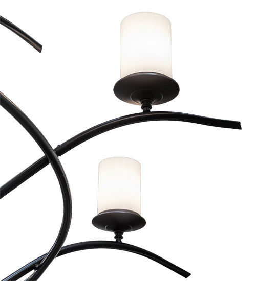 Meyda Tiffany 222728 18 Light Chandelier, Solar Black