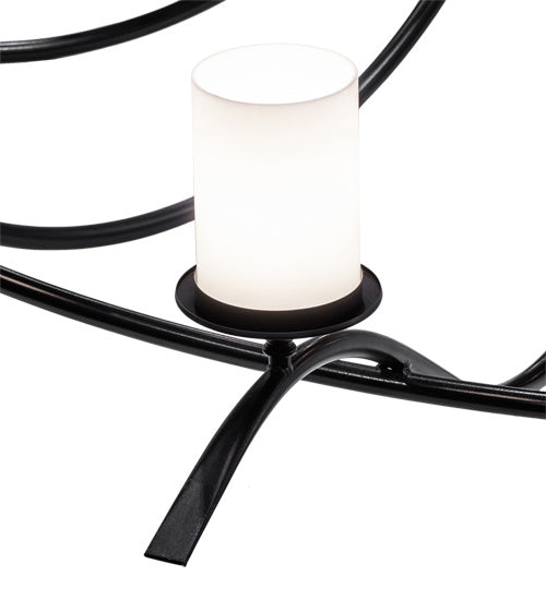 Meyda Tiffany 222728 18 Light Chandelier, Solar Black