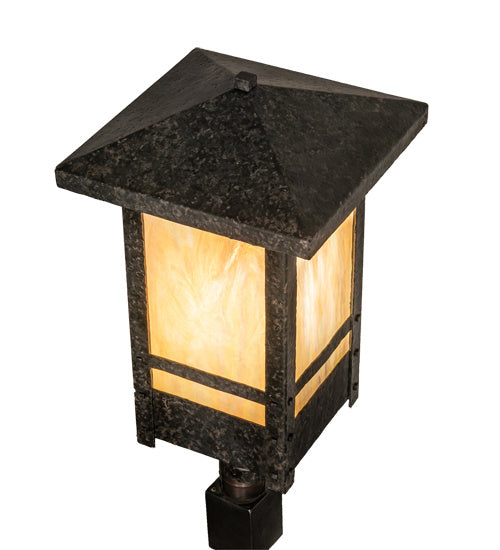 Meyda Tiffany 224167 One Light Post Mount, Coffee Bean