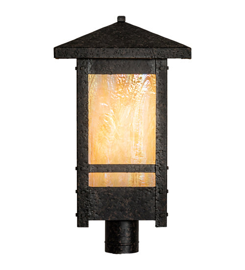 Meyda Tiffany 224167 One Light Post Mount, Coffee Bean