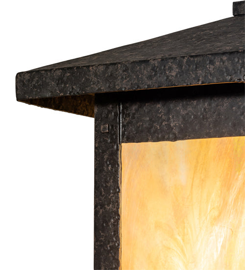 Meyda Tiffany 224167 One Light Post Mount, Coffee Bean