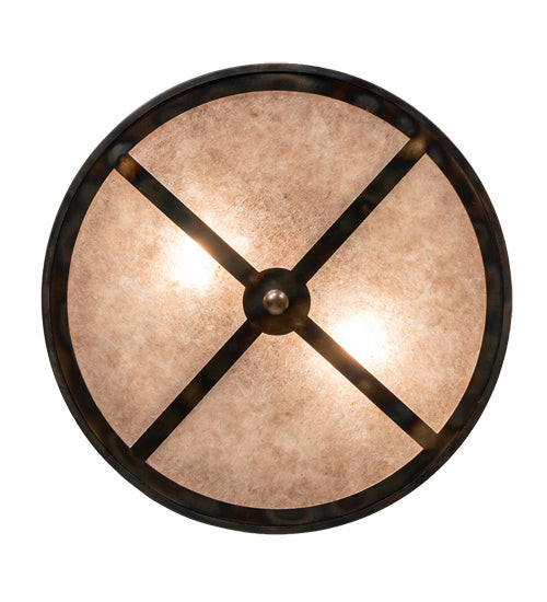Meyda Tiffany 225295 Two Light Pendant, Dark Burnished Antique Copper