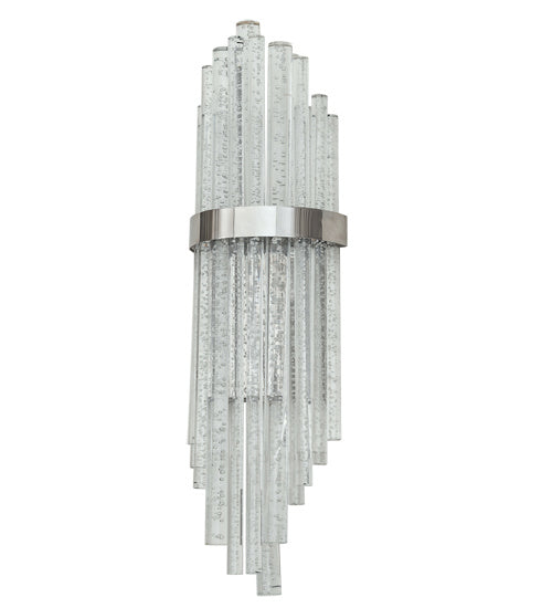 Meyda Tiffany 225777 LED Wall Sconce, Mirror Stainless Steel
