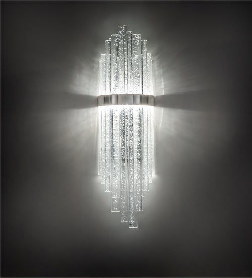 Meyda Tiffany 225777 LED Wall Sconce, Mirror Stainless Steel