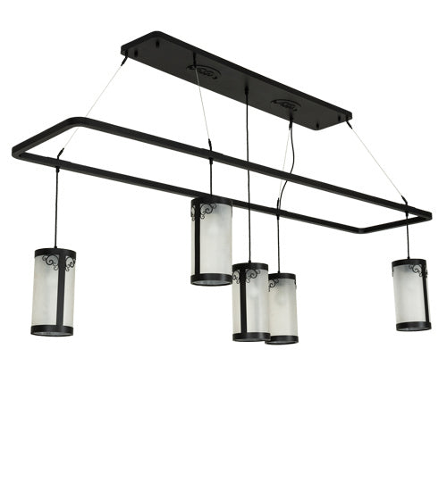 Meyda Tiffany 226224 Five Light Chandelier, Old Wrought Iron