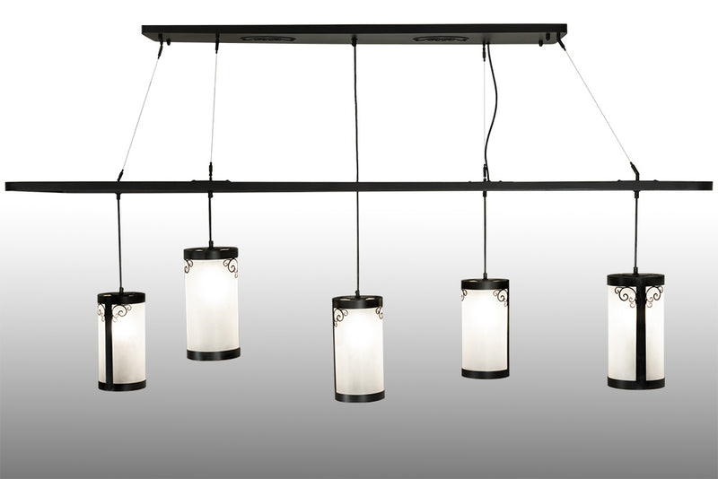 Meyda Tiffany 226224 Five Light Chandelier, Old Wrought Iron