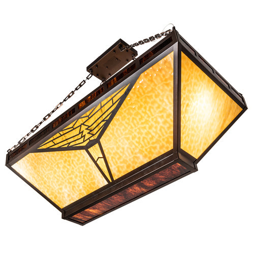 Meyda Tiffany 226306 Nine Light Semi-Flushmount, Mahogany Bronze