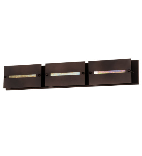 Meyda Tiffany 226440 Three Light Vanity, Cinnamon Coffee Metallic