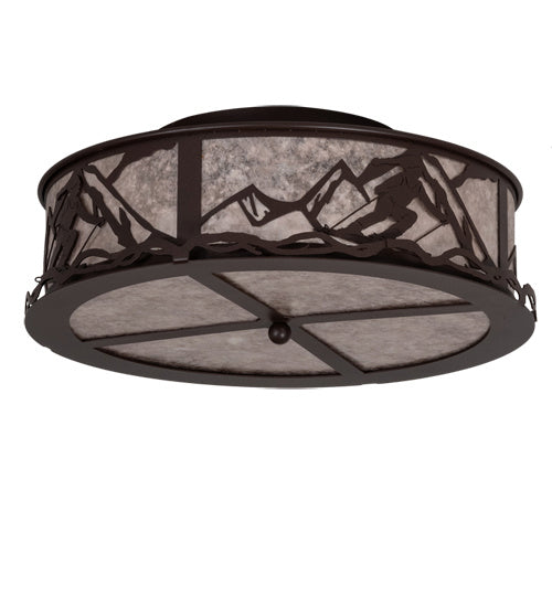 Meyda Tiffany 226462 Four Light Semi-Flushmount, Cafe Noir