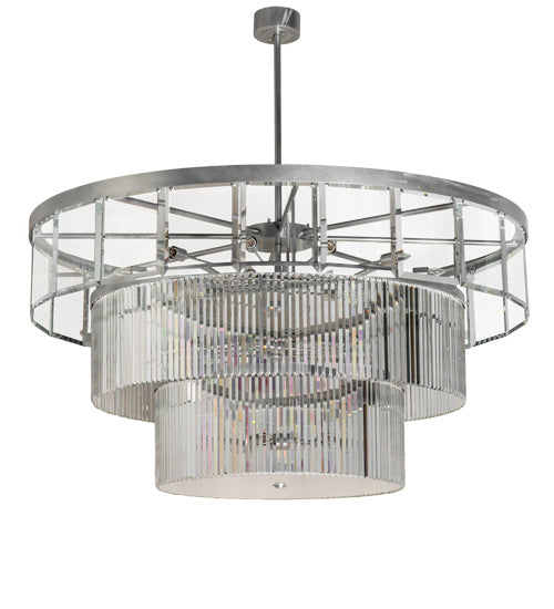 Meyda Tiffany 226528 27 Light Chandelier, Sparkle Silver