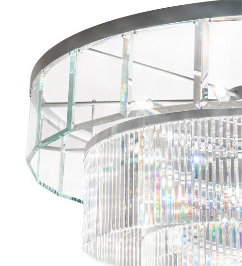 Meyda Tiffany 226528 27 Light Chandelier, Sparkle Silver