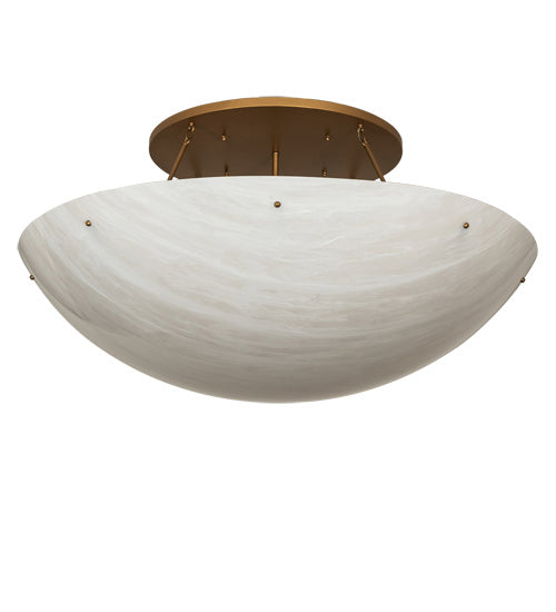 Meyda Tiffany 227432 12 Light Flushmount, Gold Metallic