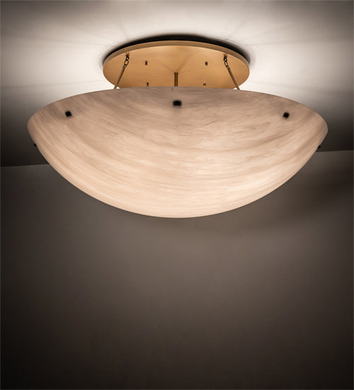 Meyda Tiffany 227432 12 Light Flushmount, Gold Metallic