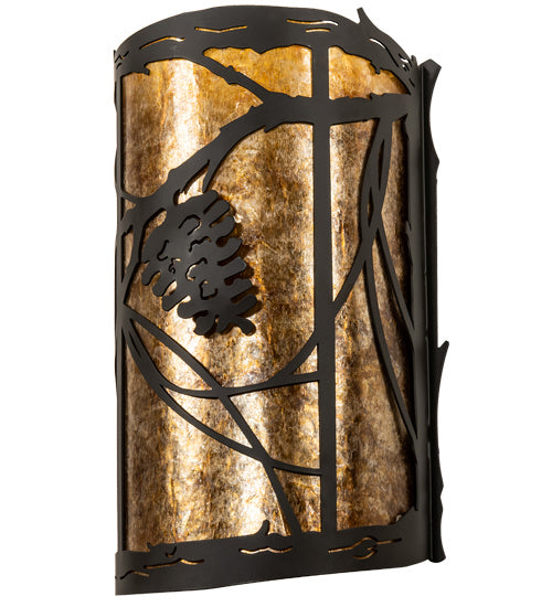 Meyda Tiffany 227983 Two Light Wall Sconce, Oil Rubbed Bronze