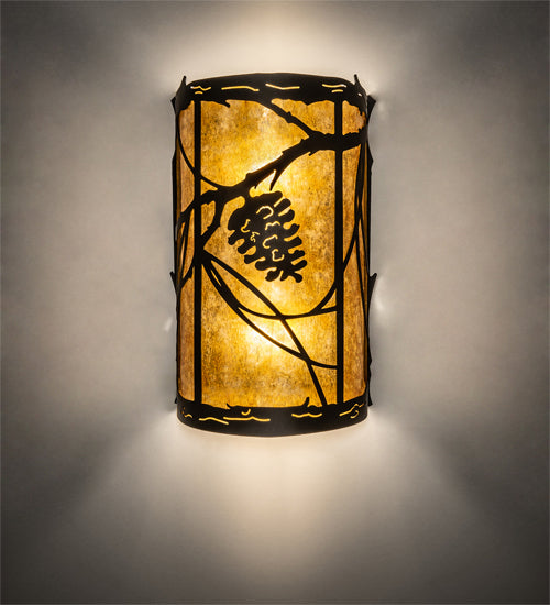 Meyda Tiffany 227983 Two Light Wall Sconce, Oil Rubbed Bronze