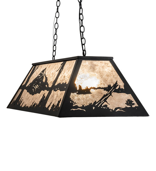 Meyda Tiffany 228717 Nine Light Pendant, Textured Black