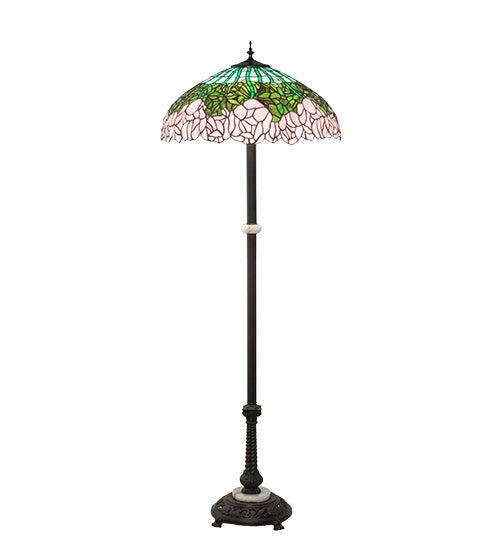 Meyda Tiffany 229130 Three Light Floor Lamp, Mahogany Bronze