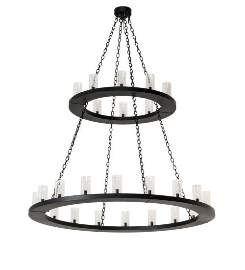 Meyda Tiffany 229405 LED Chandelier, Textured Black