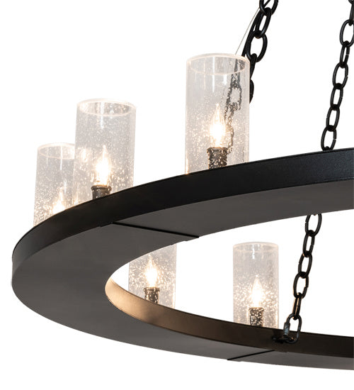 Meyda Tiffany 229405 LED Chandelier, Textured Black