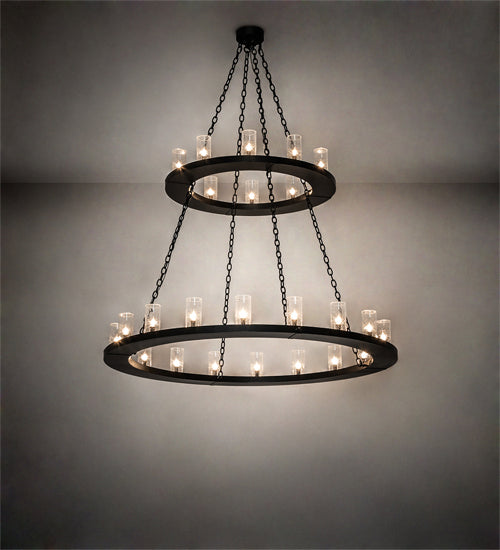 Meyda Tiffany 229405 LED Chandelier, Textured Black