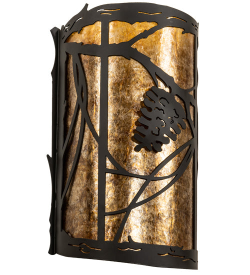 Meyda Tiffany 230825 Two Light Wall Sconce, Oil Rubbed Bronze