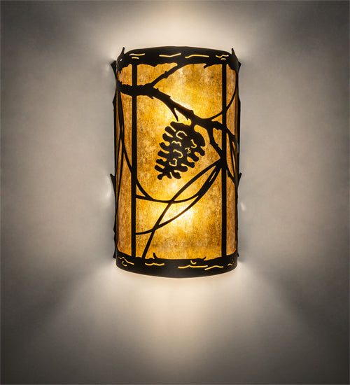 Meyda Tiffany 230825 Two Light Wall Sconce, Oil Rubbed Bronze
