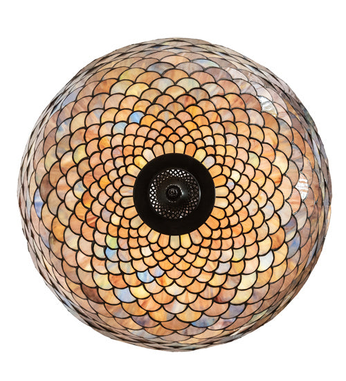 Meyda Tiffany 230828 Three Light Pendant, Mahogany Bronze