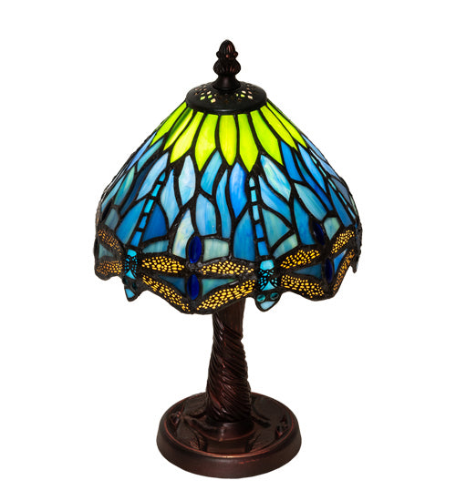 Meyda Tiffany 230981 One Light Table Lamp, Mahogany Bronze