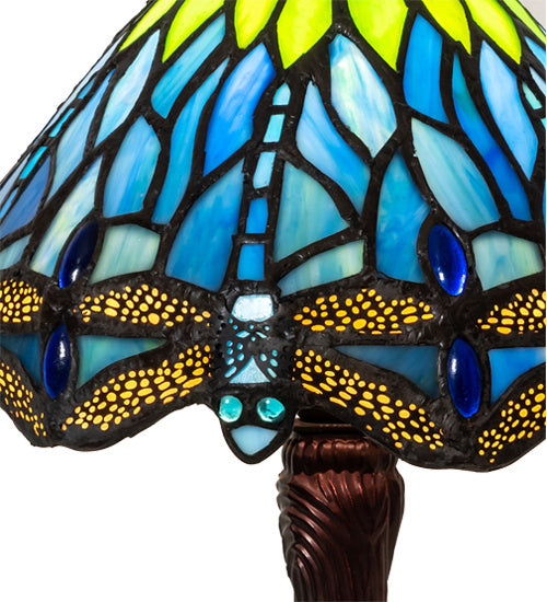 Meyda Tiffany 230981 One Light Table Lamp, Mahogany Bronze