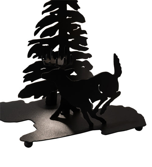 Meyda Tiffany 28797 Two Light Table Base, Textured Black