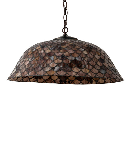 Meyda Tiffany 31160 Three Light Pendant, Mahogany Bronze