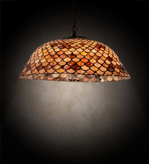 Meyda Tiffany 31160 Three Light Pendant, Mahogany Bronze