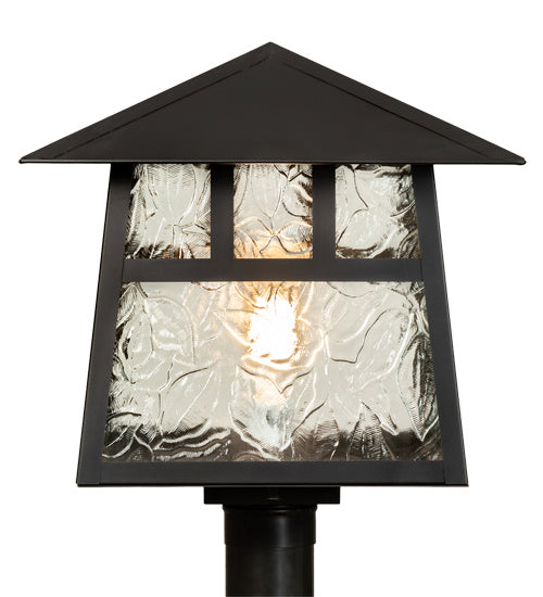 Meyda Tiffany 92776 One Light Post Mount, Craftsman Brown