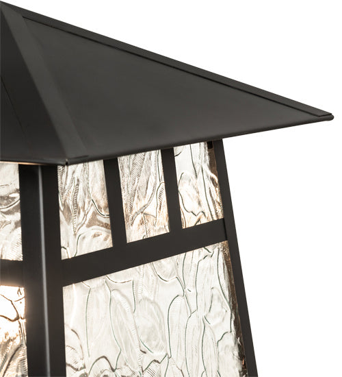 Meyda Tiffany 92776 One Light Post Mount, Craftsman Brown