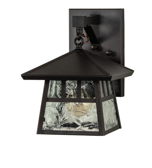 Meyda Tiffany 92935 One Light Wall Sconce, Craftsman Brown