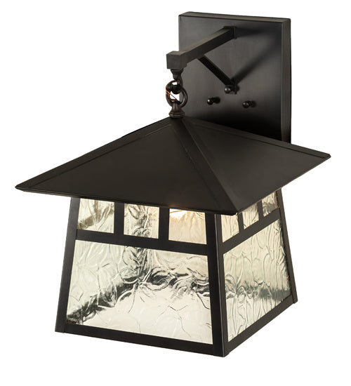 Meyda Tiffany 93094 One Light Wall Sconce, Craftsman Brown