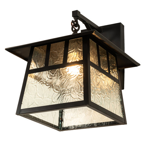 Meyda Tiffany 93094 One Light Wall Sconce, Craftsman Brown