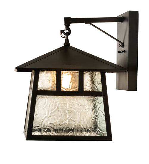 Meyda Tiffany 93094 One Light Wall Sconce, Craftsman Brown