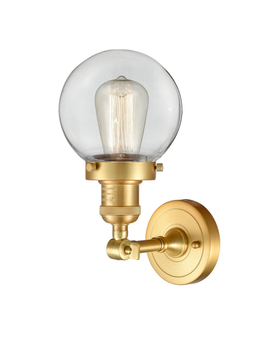 Innovations 203-SG-G202-6-LED LED Wall Sconce, Satin Gold