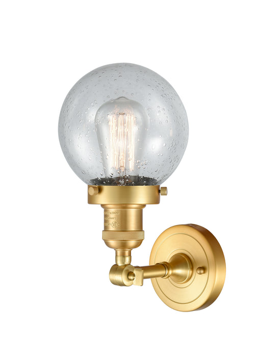 Innovations 203-SG-G204-6-LED LED Wall Sconce, Satin Gold