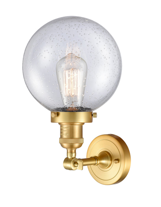 Innovations 203-SG-G204-8-LED LED Wall Sconce, Satin Gold