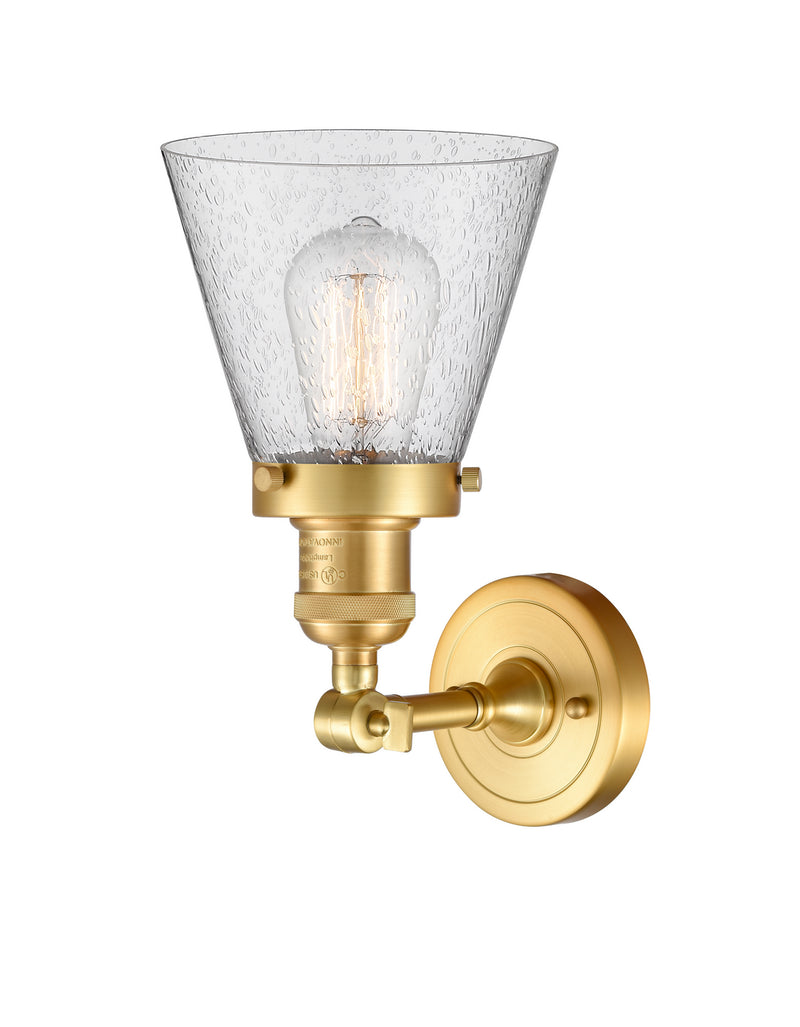 Innovations 203-SG-G64-LED LED Wall Sconce, Satin Gold