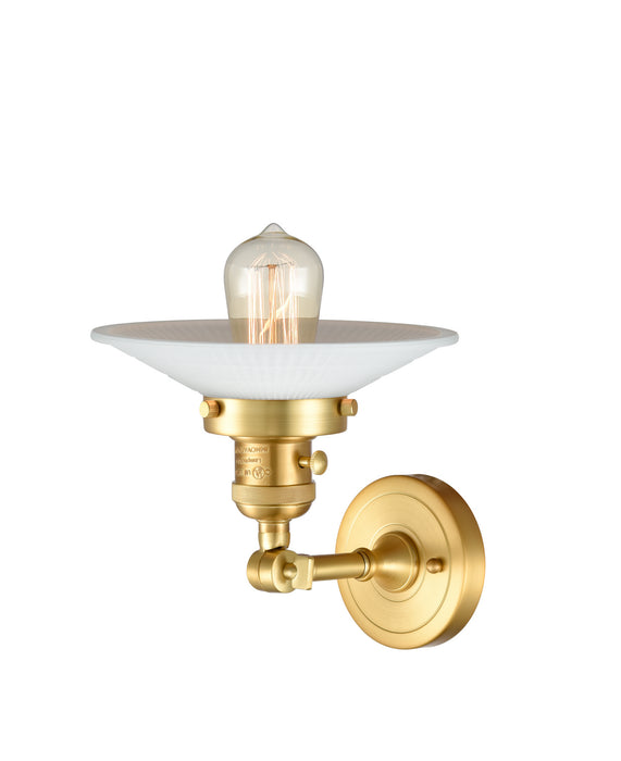 Innovations 203SW-SG-G1 One Light Wall Sconce, Satin Gold