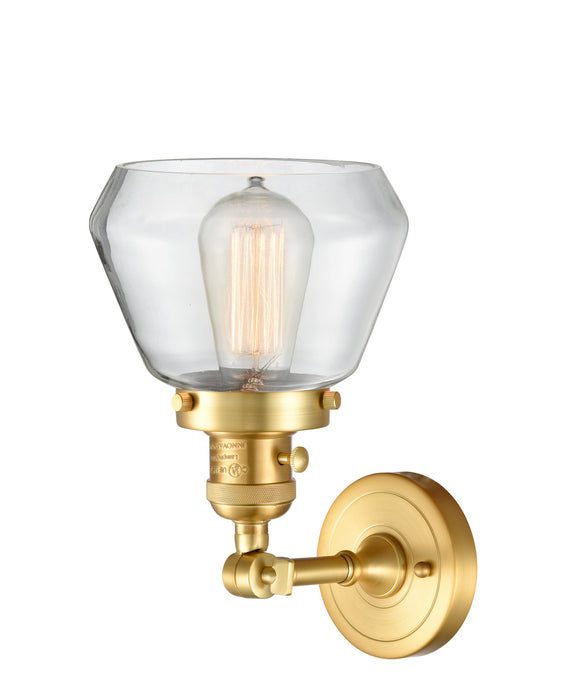Innovations 203SW-SG-G172 One Light Wall Sconce, Satin Gold